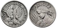 1 złoty 1925, Londyn,  Dziewczyna z Kłosami