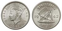1 szyling 1942/S, San Francisco, srebro "900", w