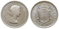 1/2 korony 1953, Londyn, miedzionikiel, piękny b