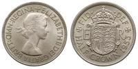 1/2 korony 1953, Londyn, miedzionikiel, wybite m