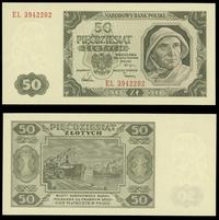 50 złotych 1.07.1948, seria EL, numeracja 394220