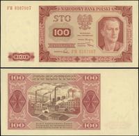 100 złotych 01.07.1948, Seria FH, numeracja 8107