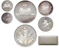 zestaw: 5, 10, 25 gourdes 1967, srebro "999" 188