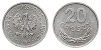 20 groszy 1963, Warszawa, aluminium, wyśmienite,