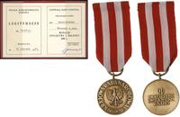 Polska, Brązowy medal Zasłużonym Na Polu Chwały odmiana ze znakiem mennicy, medal Za Udział W Walkach O Berlin, medal Zwycięstwa