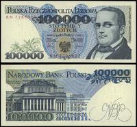 100.000 złotych 1.02.1990, seria BN 7286022, mał