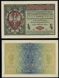 1/2 marki polskiej 09.12.1916, "jenerał", seria 
