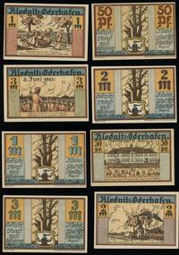 zestaw: 50 fenigów, 1, 2, 3 marki 01.07.1921, ra