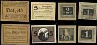 zestaw: 1, 2, 5, 10 fenigów 1920, razem 4 sztuki