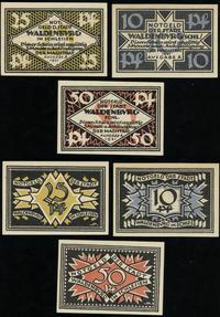 zestaw: 10, 25, 50 fenigów 1921, emisja A, razem