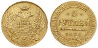5 rubli 1836/СПБ - ПД, Petersburg, złoto 6.50 g,