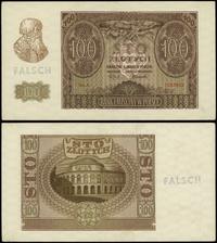 100 złotych 1.03.1940, seria A, numeracja 126384