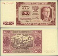 100 złotych 1.07.1948, seria KA, numeracja 47945