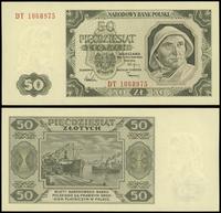 50 złotych 1.07.1948, seria DT, numeracja 106897
