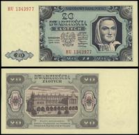 20 złotych 1.07.1948, seria HU, numeracja 134397