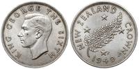 Nowa Zelandia, 1 korona, 1949
