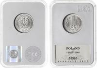 1 złoty 1965, Warszawa, aluminium, moneta w pude