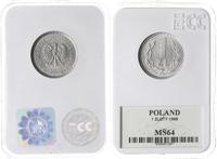 1 złoty 1968, Warszawa, aluminium, moneta w pude