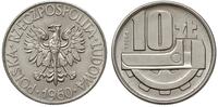 10 złotych 1960, Warszawa, PRÓBA NIKIEL - klucz 