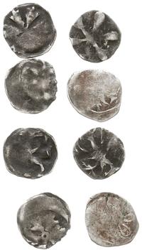 Pomorze Zachodnie, 4 x denar (w tym 1 jednostronny), XIV-XV w.