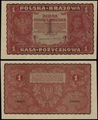 1 marka polska 23.08.1919, seria I-X, numeracja 