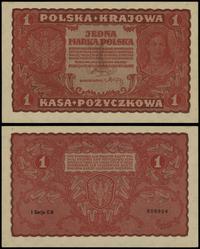 1 marka polska 23.08.1919, seria I-CN, numeracja