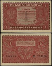 1 marka polska  23.08.1919, seria I-DC, numeracj