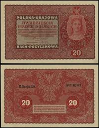 20 marek polskich 23.08.1919, seria II-EA, numer