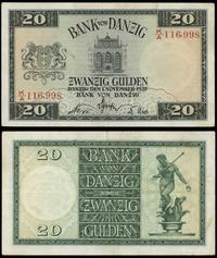 20 guldenów 01.11.1937, seria K/A, numeracja 116