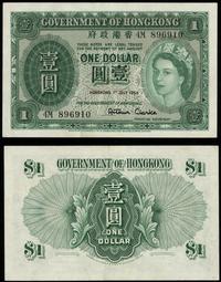 Hong Kong, 1 dolar, 01.07.1958