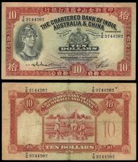 Hong Kong, 10 dolarów, 01.09.1956