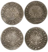 zestaw 2 x 3 krajcary 1657 i 1659, Brzeg, 1657 -