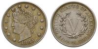 5 centów 1883, Filadelfia, miedzionikiel