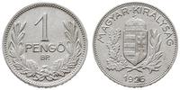 1 pengo 1926 BP, Budapeszt, srebro "640", KM 510
