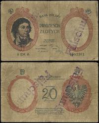 Polska, fałszerstwo 20 złotych, 15.07.1924
