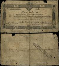 2 talary 1.12.1810, podpis komisarza Badeni, num