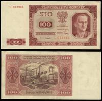 100 złotych 1.07.1948, seria L, numeracja 072985