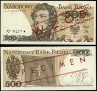 500 złotych 1.06.1979, seria AZ 0000000, ukośny 