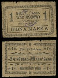 1 marka bez daty (1919), na stronie odwrotnej pi