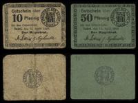 10 i 50 fenigów 15.04.1919, razem 2 sztuki, Podc