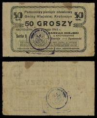50 groszy 30.05.1945, seria A, rzadkość, Jabł. 4