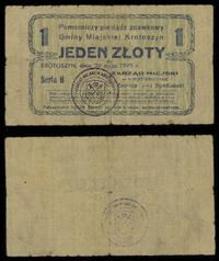 1 złoty 30.05.1945, seria B, naderwania, rzadkoś