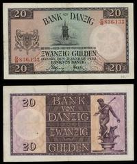 20 guldenów 2.01.1932, seria C/B, numeracja 8361