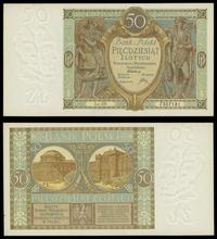 50 złotych 1.09.1929, seria DR 7307181, piękne, 