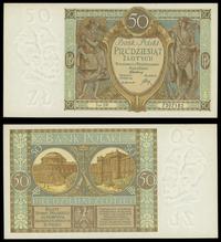 50 złotych 1.09.1929, seria DR 7307182, piękne, 