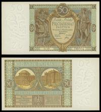 50 złotych 1.09.1929, seria DR 7307114, piękne, 