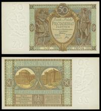 50 złotych 1.09.1929, seria DR 7307109, piękne, 
