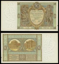 50 złotych 1.09.1929, seria DR 7307180, piękne, 