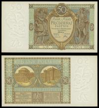 50 złotych 1.09.1929, seria DR 7307112, piękne, 