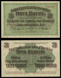 3 ruble 17.04.1916, seria W 905336, Miłczak P4b,